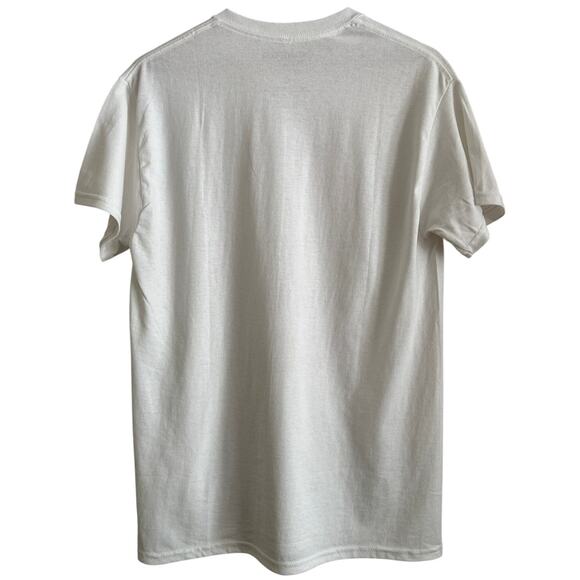 UNTAMEDEGO Mostly Peace & Love Graphic Tee 😇🔥 Size M Oversized NWOT - Picture 2 of 3